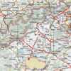 Krušné hory, Mostecko, Érchegység, Erzgebirge turistatérkép