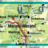 Merano és környéke, Meran und Umgebung turistatérkép