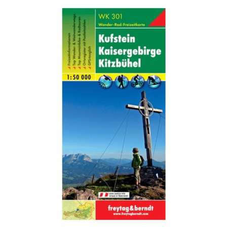 Kufstein, Kaisergebirge, Kitzbühel turistatérkép