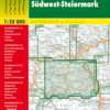 Steirisches Weinland, Südwest Steiermark turistatérkép